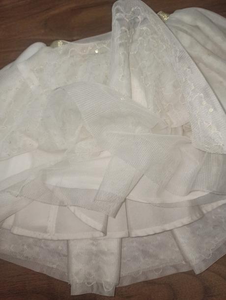 Trblietavá sukňa, ideálna na vianočné fotenie, mothercare,92