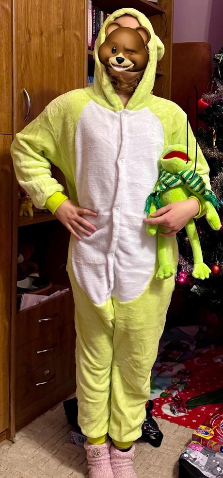 Plyšový overal žaba, 140