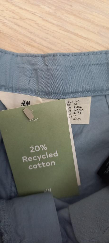 Šortky h&m 2 ks nové, h&m,140
