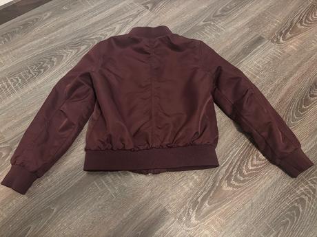 Bordová bombera, h&m,140