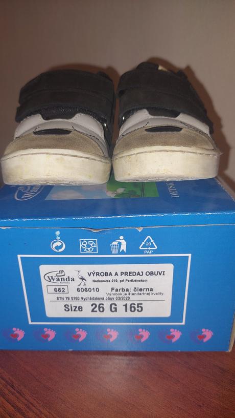 Wandy topánky č.26, wanda,26