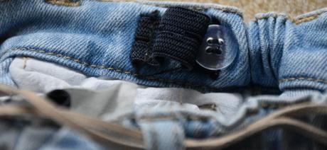 Rifle s výšivkou ružičky, zara,80