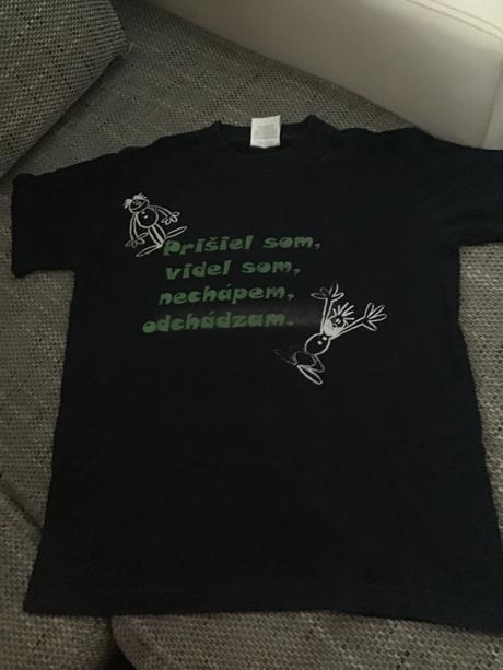 Tričko - vyblednuty pas, s