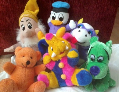 Plyšáky zvieratká 6 kusov/ jedna cena, 