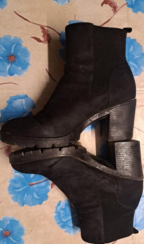 Dámske nízke semišové čižmičky, 41