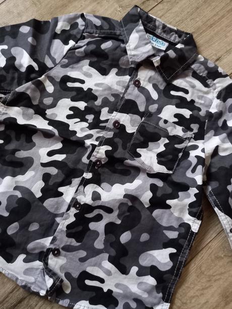 Košeľa maskáčová, pepco,98