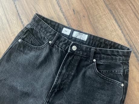 Mom fit rifle džínsy, bershka,38