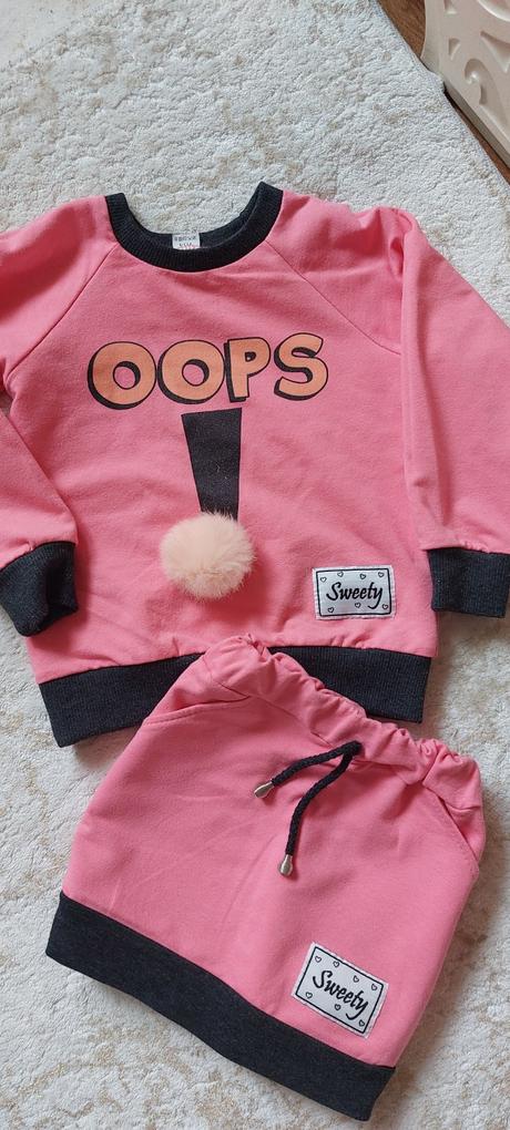 Teplákový kompletik na štýl nunu, 98