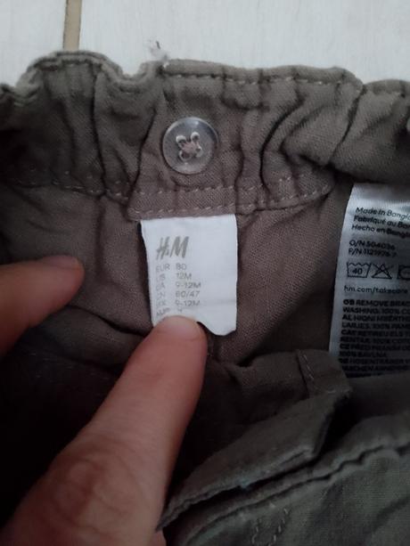 Kraťase, h&m,80