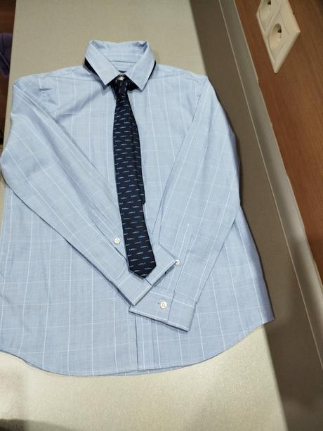 Set-košeľa, kravata,vesta next, 134