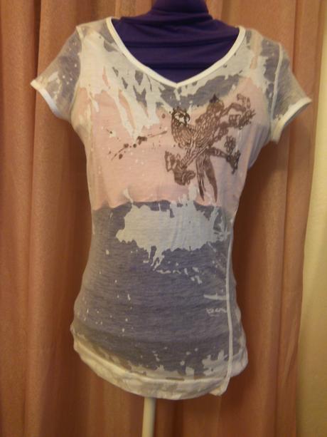 Transparentný top misso, s