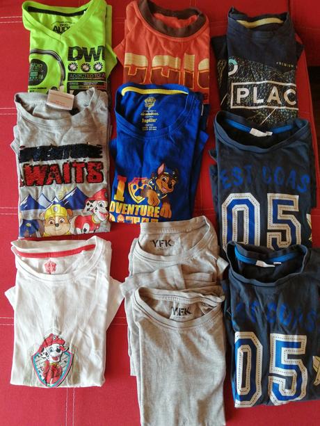 Tričko 10 kusov, 134