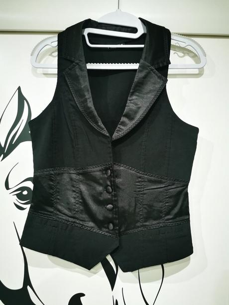 Čierna vesta, okay,xs