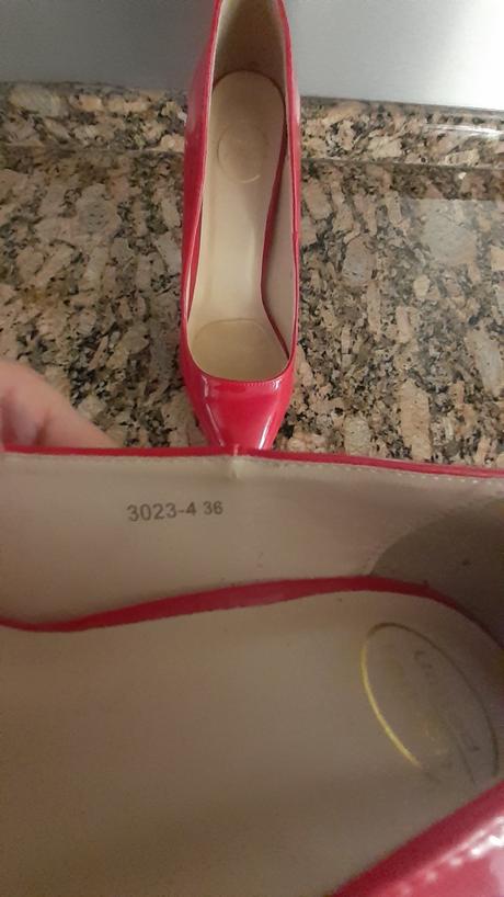 Červené lodičky 36, 36