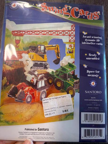 Santoro interaktívne 3d pohladnice na blahozelanie, 