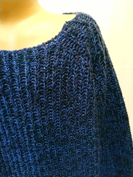 Dievčenský modrý acrylový pulóver, generation, 158