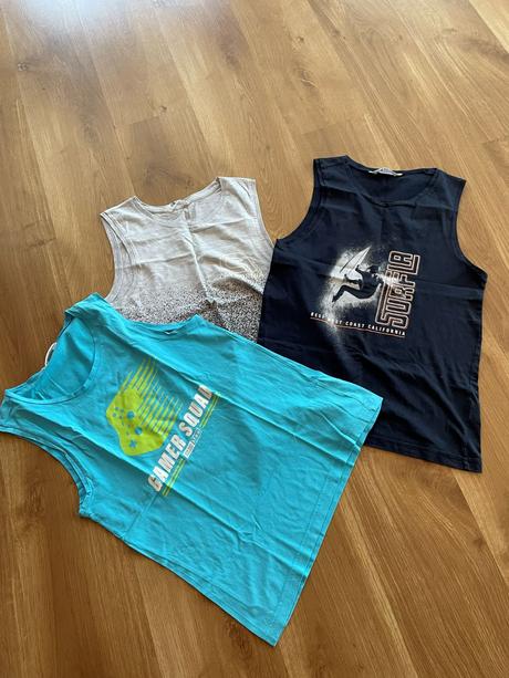 Bavlnene tielka 3ks 1 cena, h&m,158