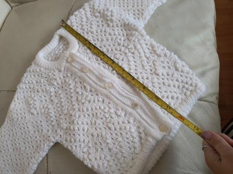 Nádherný biely svetrík 80, 80