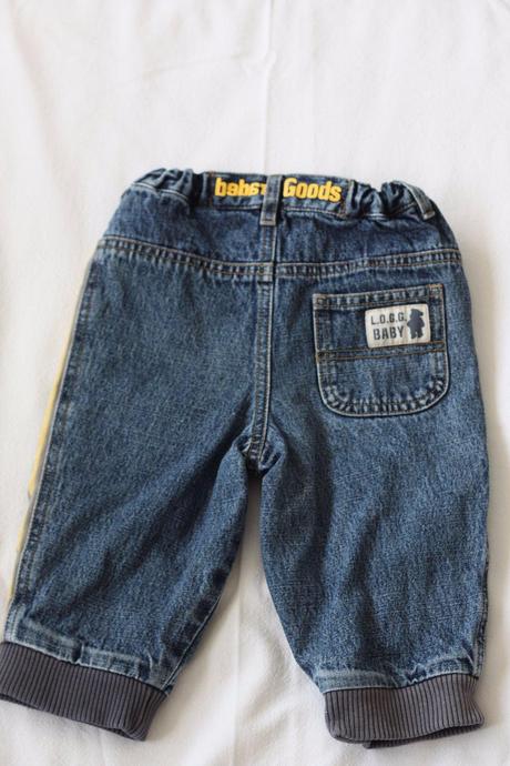 Zateplené rifle, h&m,80