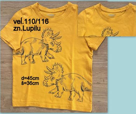 Chlapčenské tričko veĺ.110/116, zn. lupilu, lupilu,110