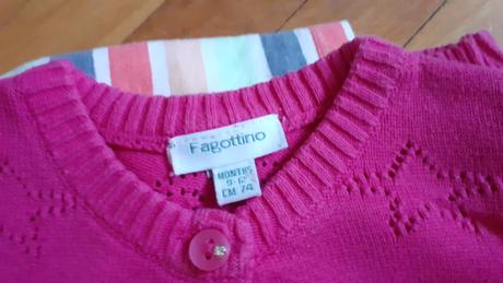 Dievčenský svetrík, fagottino,74