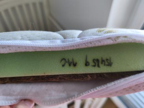 Matrac bambino eco - kokos/hr pena top stav, šírka (cm): 60,dĺžka (cm): 120