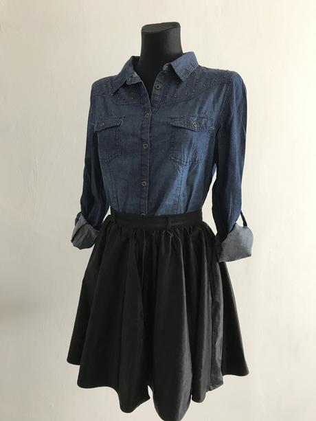 Riflová košeľa yessica, yessica,36