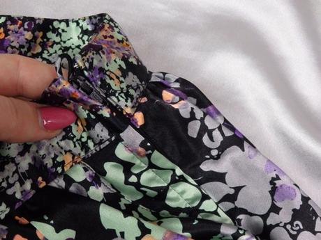 Kvalitná saténová sukňa, h&m,36