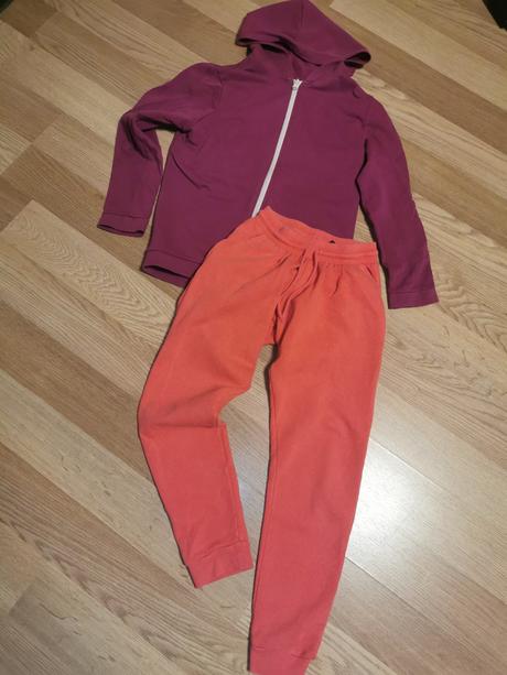 Mikina +tepláky, h&m,140