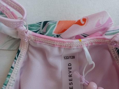 Dievčenské plavky s kvietkami, reserved,122 / 128