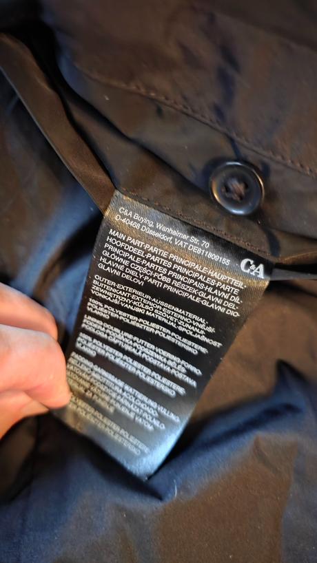 Tepla damska vetrovka48 zn.c&a, c&a,48