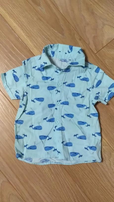 Tenká letná košeľa 9-12 mesiacov, tu,80