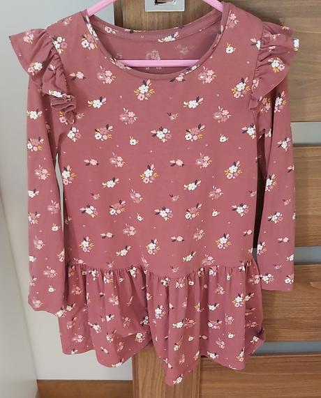 Dievčenské šaty s leginami, c&a,128