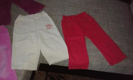 7 x  nohavice, rifle a menčestráky v. 86,92,98, 86–98