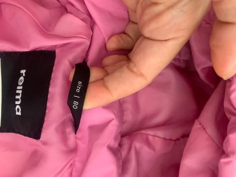 Reima kupponen zimná kačacia perová bunda 80/86, reima,80