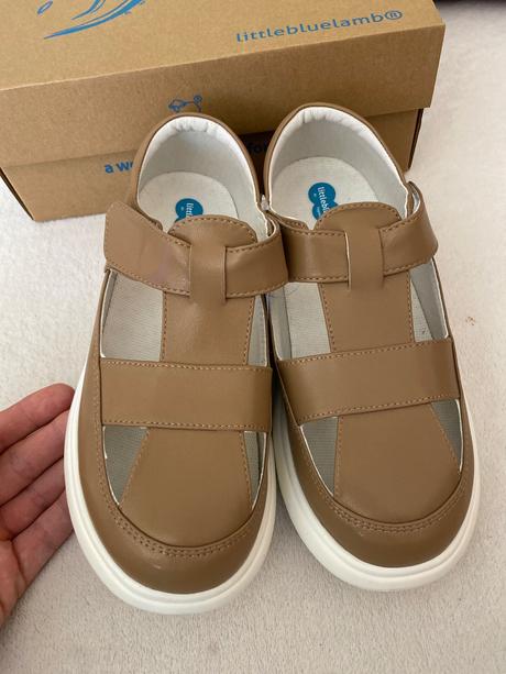 Sandálky, little blue lamb,34