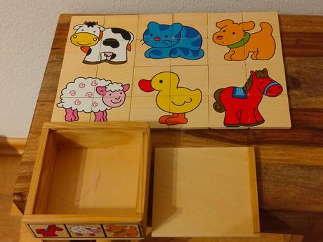 Puzzle zvieratká pre najmenších, 