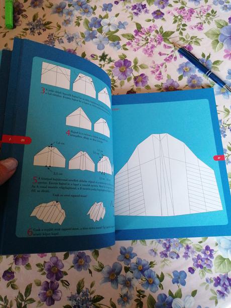 Origami-maďarská kniha,