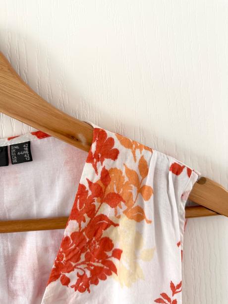 Krásne letné šaty od mexx s oranžovými a červenými, mexx,42