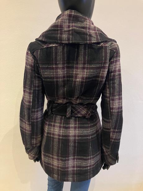 Dámsky kabát károvaný (38/40), colours of the world,m