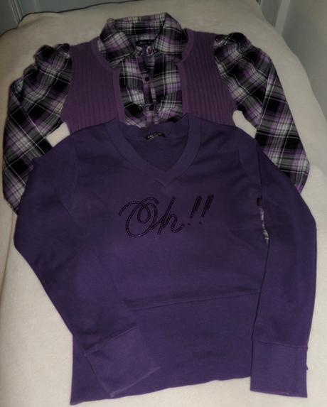 Pulóver + košeľa 2v1, tričko, 158