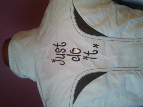 Modrá šušťáková bundička nike, nike,m