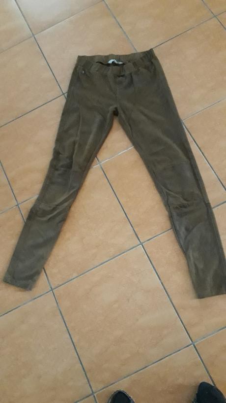 Semišové legínky (teplejšie) cca. 152/158, 152