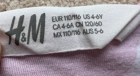 Letné šaty, h&m,110