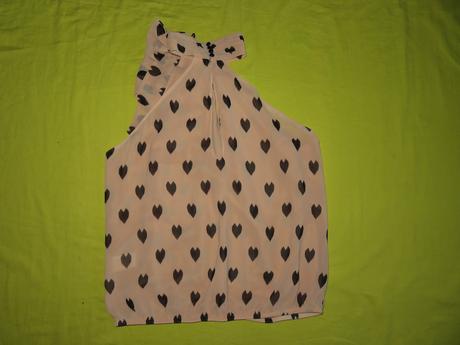 Elegantná blúzka so srdiečkami, h&m (36), h&m,36