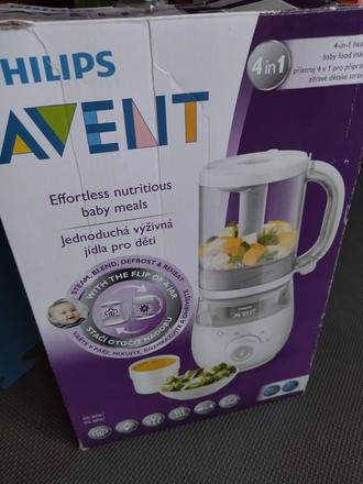 Avent 4 v 1 varenie v pare, mixér, ohrievač aj roz, avent
