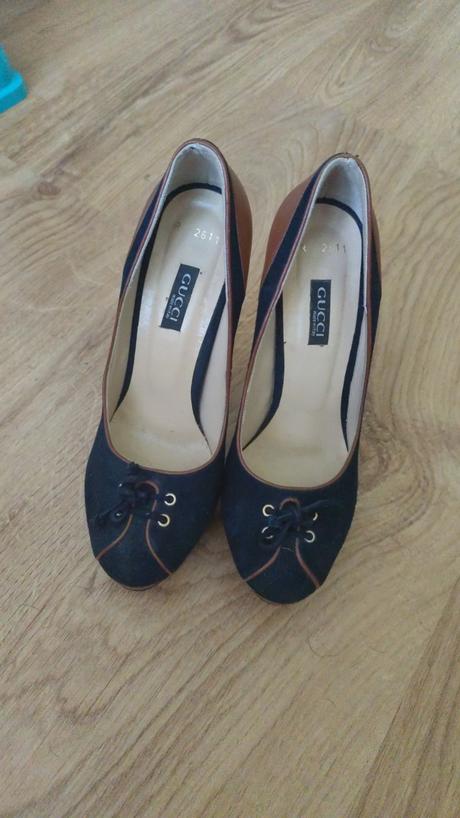 Originálne luxusné lodičky gucci (vintage model, k, gucci,38
