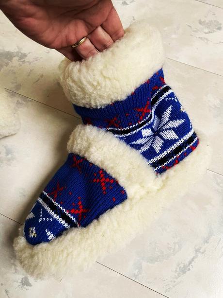 Vlnené papuče z merina 39/40, 39