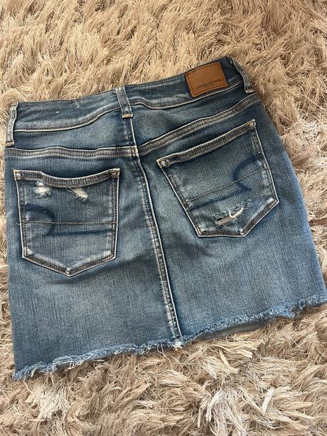 Rifľová sukňa, american eagle,38