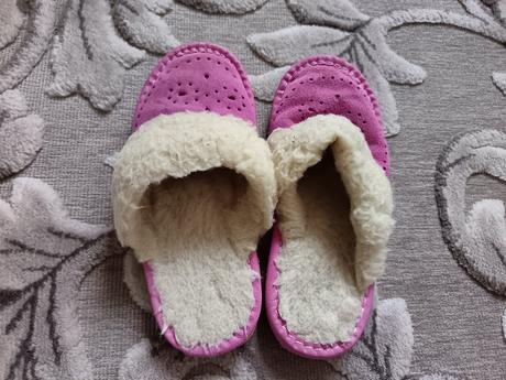 Detské kožené papučky pre dievčatko, 29
